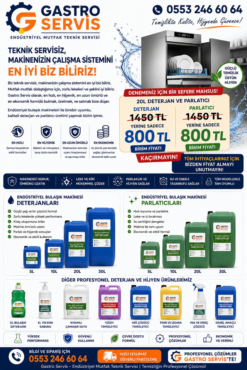Deterjan ve Parlatıcı Kampanyası