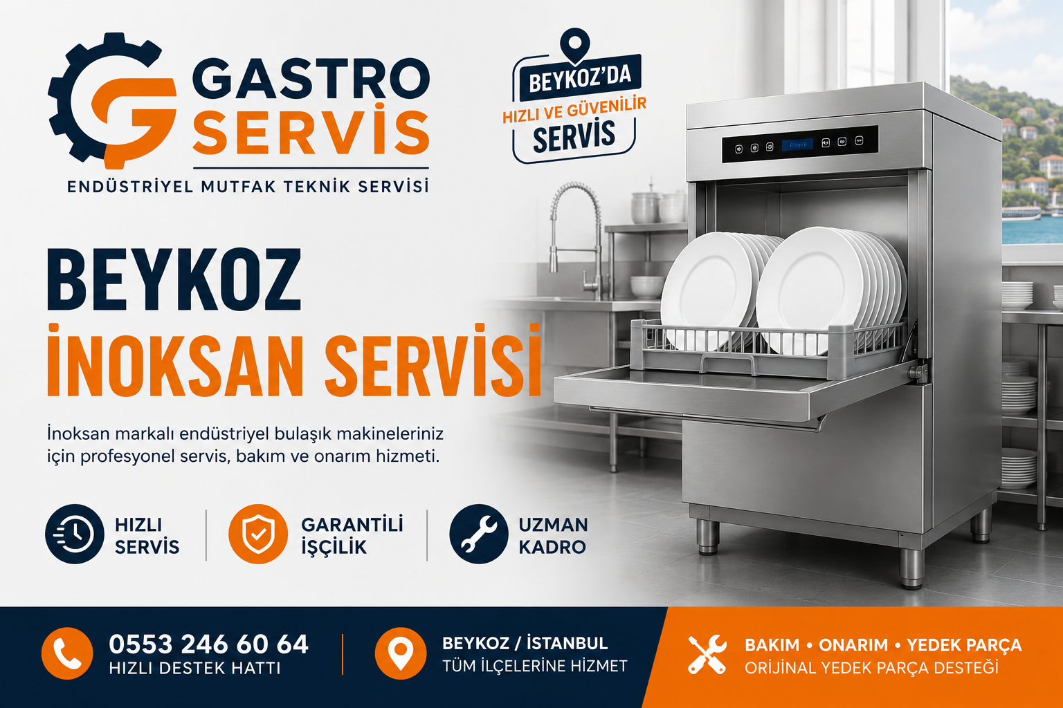 Beykoz İnoksan Servisi - 0553 246 60 64
