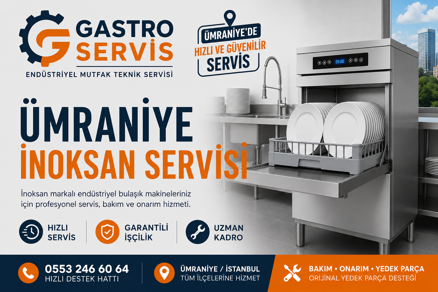 Ümraniye İnoksan Servisi - 0553 246 60 64