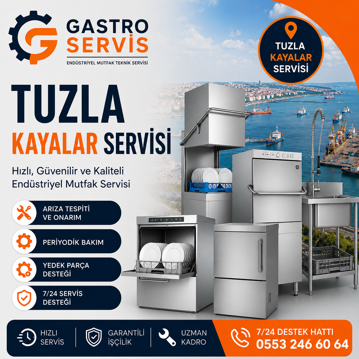 Tuzla Kayalar Servisi - 0553 246 60 64