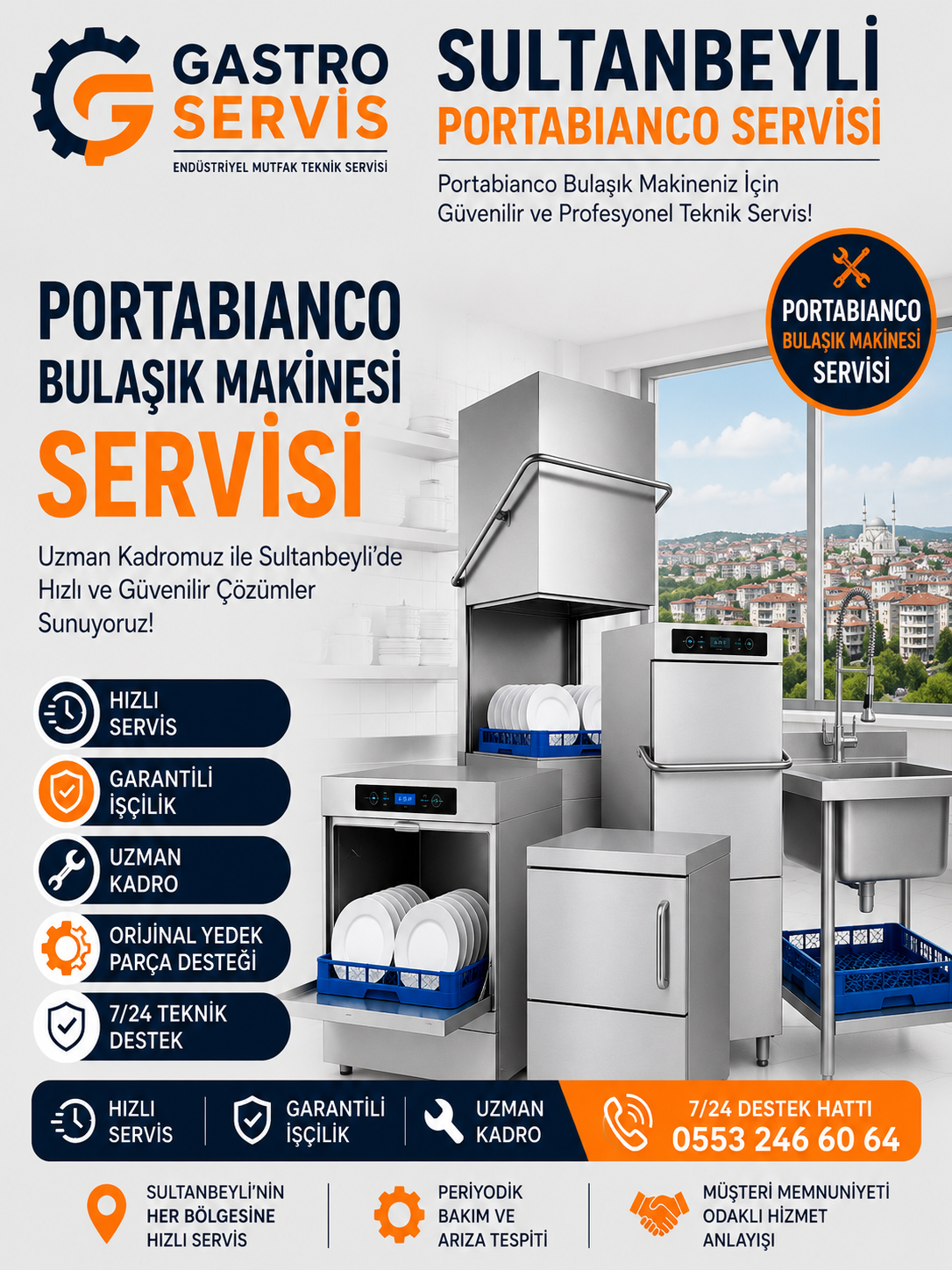 Sultanbeyli Portabianco Servisi - 0553 246 60 64