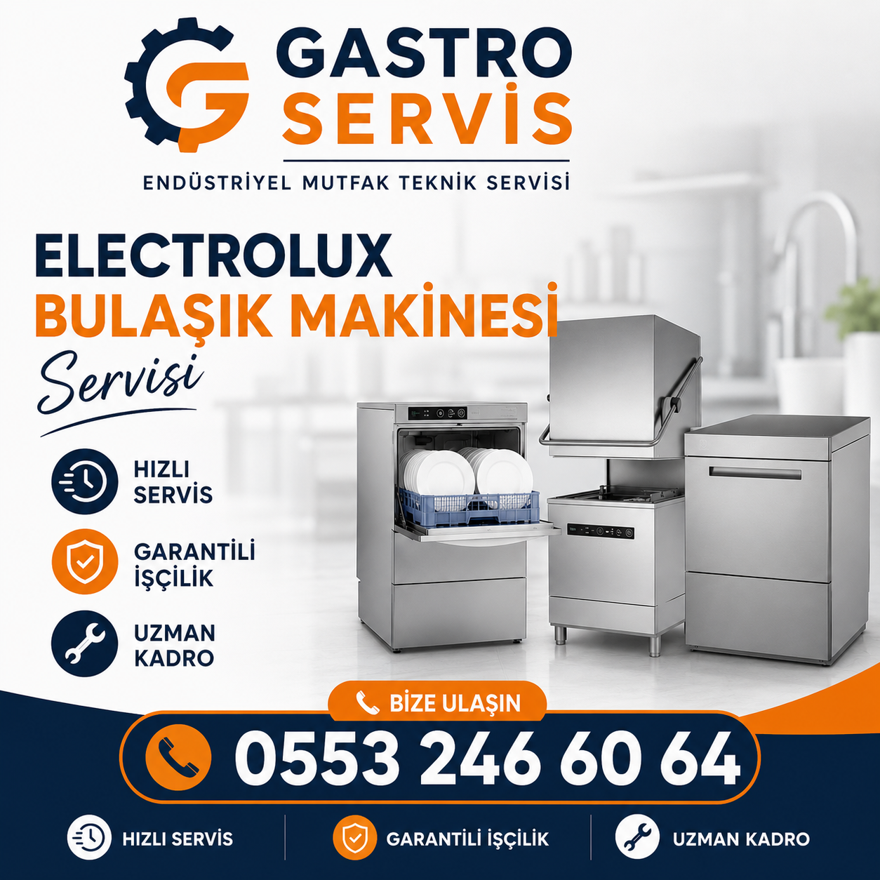 Electrolux Bulaşık Makinesi Servisi - 0553 246 60 64