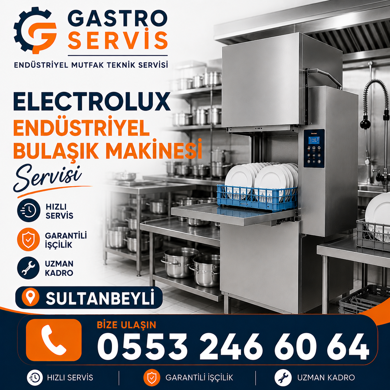 Electrolux Bulaşık Makinesi Servisi - 0553 246 60 64 - Sultanbeyli