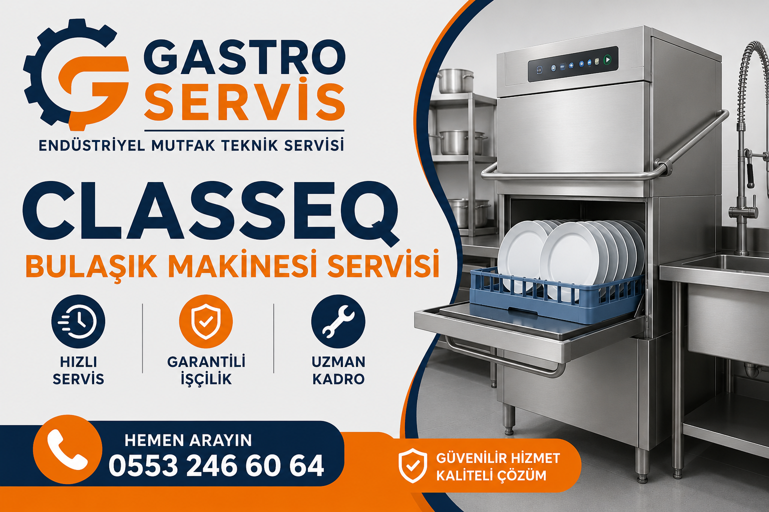 Classeq Bulaşık Makinesi Servisi - 0553 246 60 64