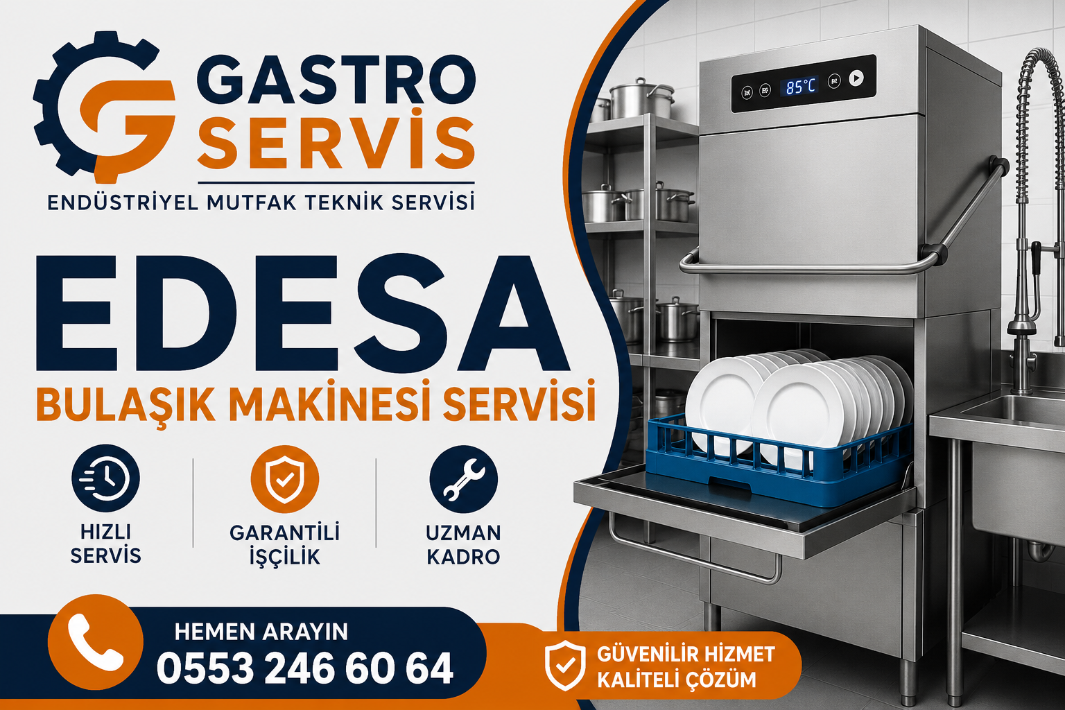 Edesa Bulaşık Makinesi Servisi - 0553 246 60 64