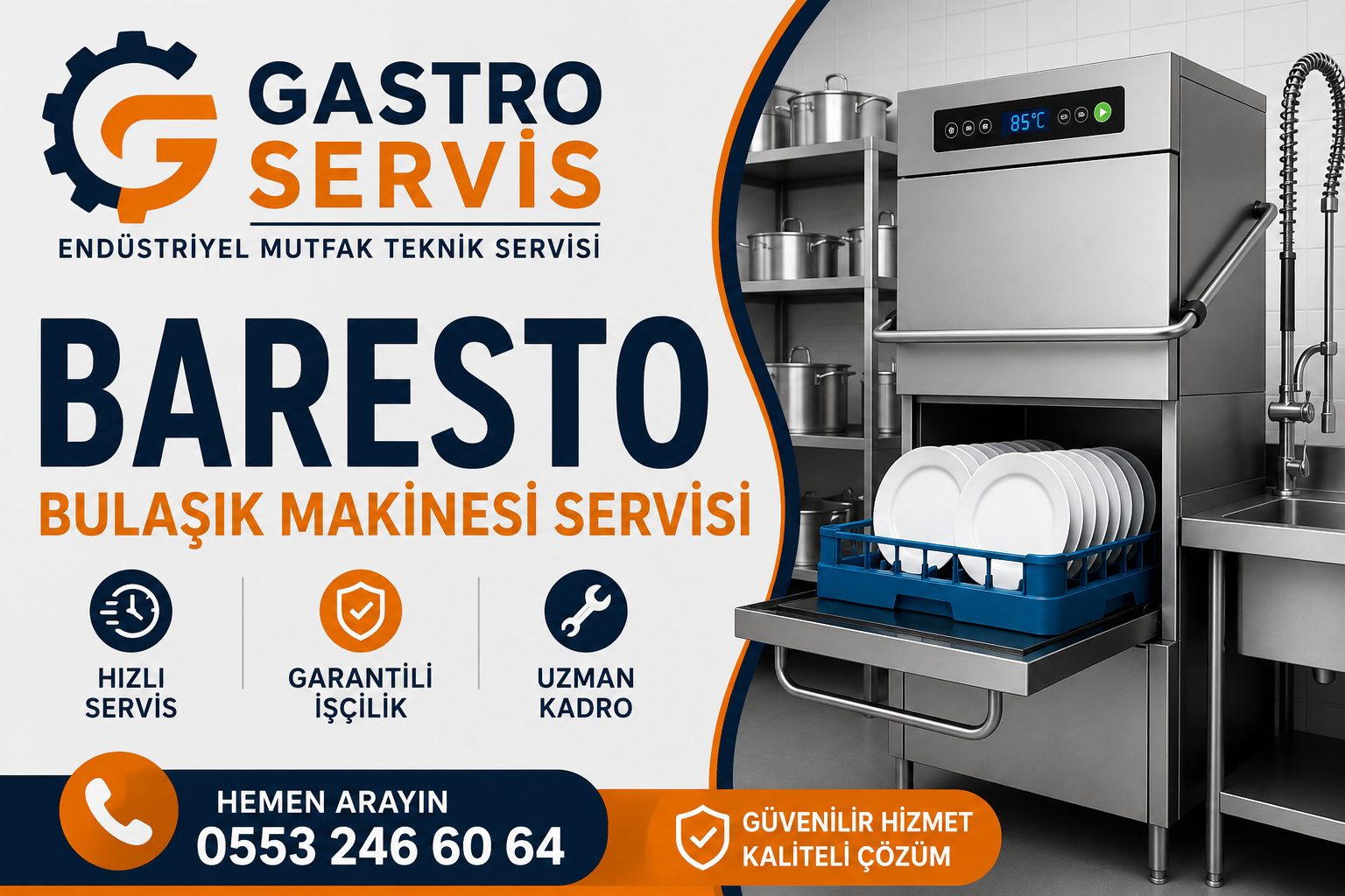 Baresto Bulaşık Makinesi Servisi - 0553 246 60 64